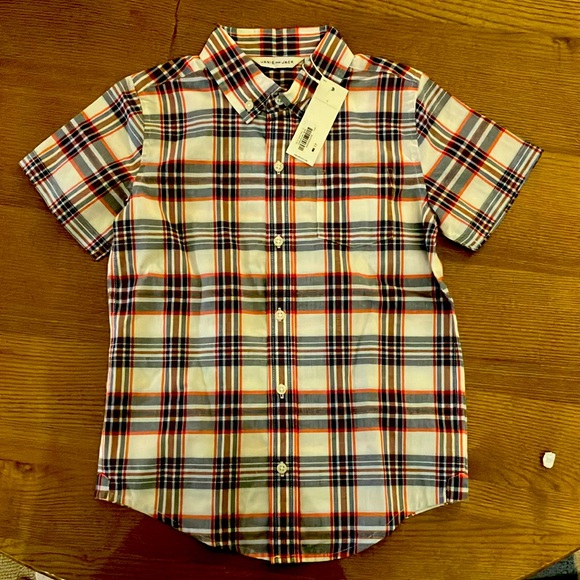 NWT- PLAID SHIRT by Janie and Jack Size 6 - Picture 2 of 10